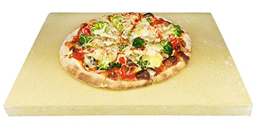 Pizzastein Pizzaplatte Steinofen Flammkuchen 40x30x4cm