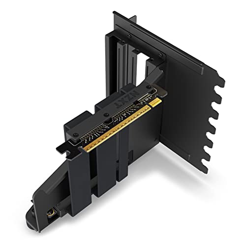 Nzxt Vertical GPU Mounting Kit - AB-RH175-B1-175 mm PCIe 4.0x16 Riser-Kabel – GPU-Halterung – Robuste Stahlhalterung – Schwarz