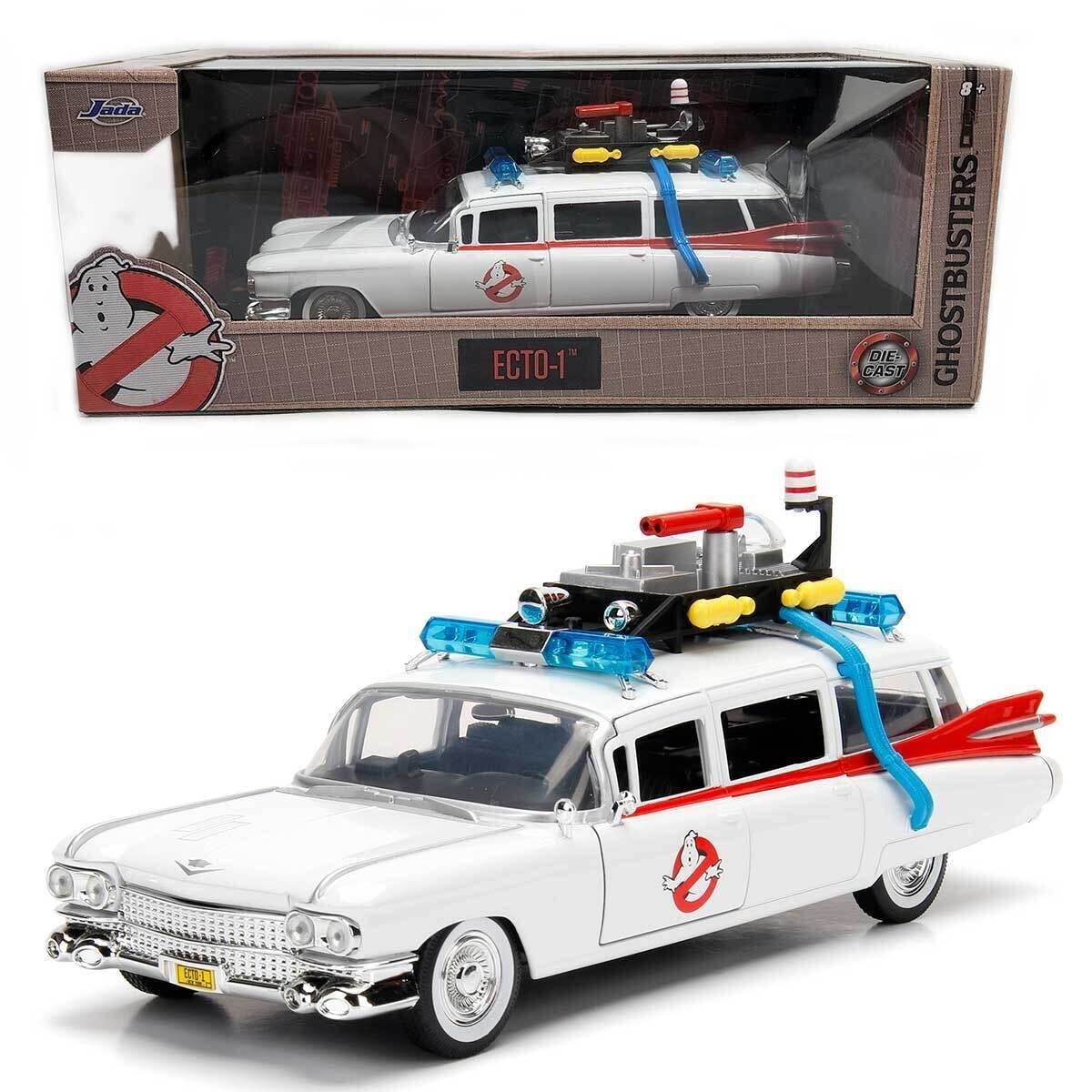 Jada 99731 Toys Hollywood Rides: Ectomobil Ecto-1, Diecast Modellauto Ghostbusters im Maßstab 1/24