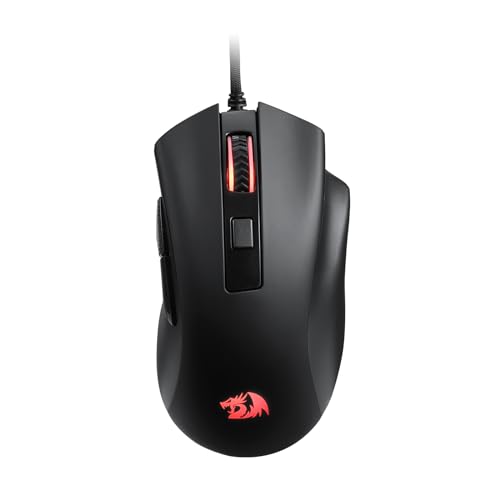 Redragon M993 RGB-Gaming-Maus, kabelgebundene optische Gamer-Maus mit 6 programmierbaren Tasten und 5 Modi mit Hintergrundbeleuchtung, Software unterstützt DIY leicht zugängliche Shortcut-Hotkeys