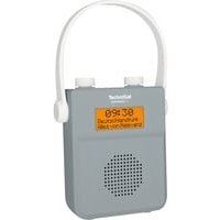 TechniSat Digitradio 30 (DAB Duschradio, UKW, integrierter Akku, Bluetooth, IP X5 Strahlwasser-geschützt), grau