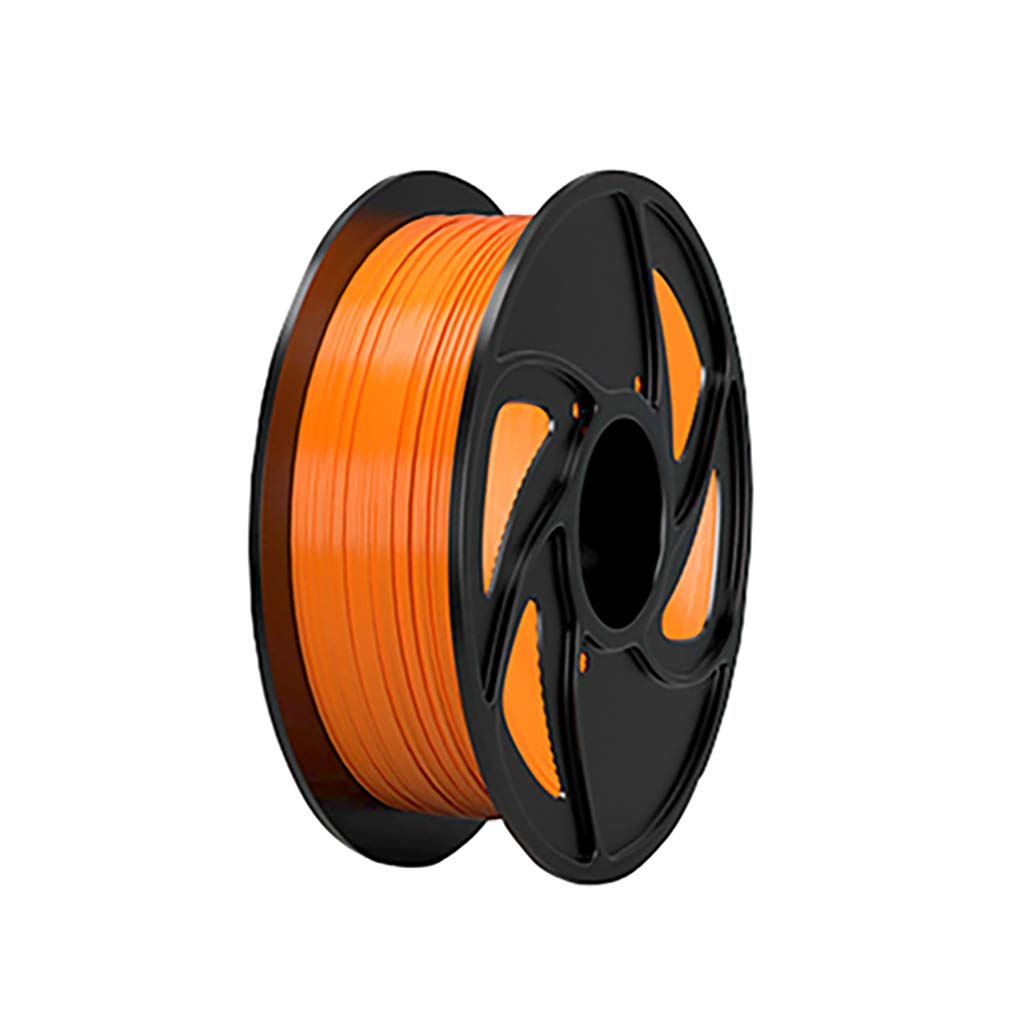 Maßgenauigkeit des PLA 3D-Druckfilaments +/- 0,03 Mm 1 Kg Spule 1,75 Mm Weiß(Color:Orange)