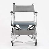 Leichter zusammenklappbarer Rollstuhl, Fahrrollstuhl mit altem Kinderwagen für behinderte Menschen
