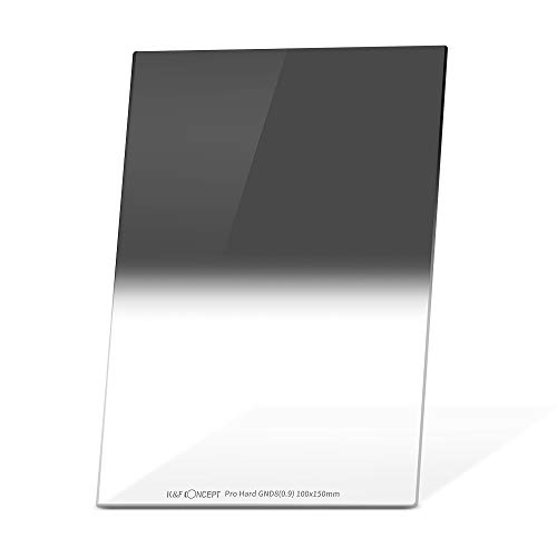 K&F Concept GND8 Hard 0,9 (3-Blenden) Verlaufsfilter 100×150×2mm Optisches Glas Rechteckfilter