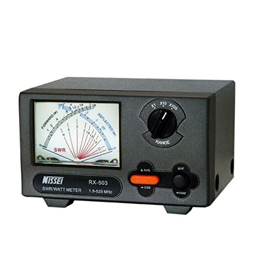 Nissei PNI Analog Reflektometer RX-503 SWR 1.8-525 MHZ Wattmeter 0-200W 12V
