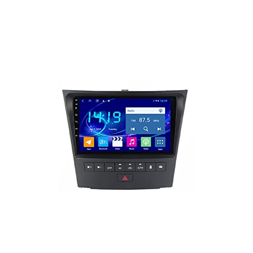 XIANGMAN Android 10 9 Zoll HD Bildschirm Doppel Din Autoradio Mit GPS Navi Für Lexus GS GS300 400H 2004-2011 Androides Autoradio GPS Unterstützen DAB+ Lenkradsteuerung 4G WiFi Bluetooth Carplay