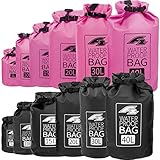 F2 Lagoon Dry Bag | 5 - 100 Liter | Waterproof | WASSERFESTER Sack (Pink, 40Liter)