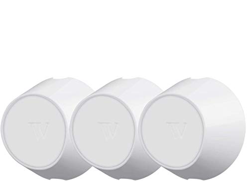 Wasserstein magnetische Wandhalterung für Innen- und Außenbereich kompatibel mit Arlo Ultra - Extra Flexibilität für Ihre Arlo Ultra Kamera (weiß, 3er Pack)