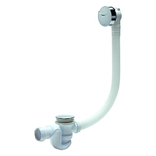 Wirquin 30718683 Ablaufgarnitur für Badewanne, mit Kabel, L700 Siphon Cobra ABS