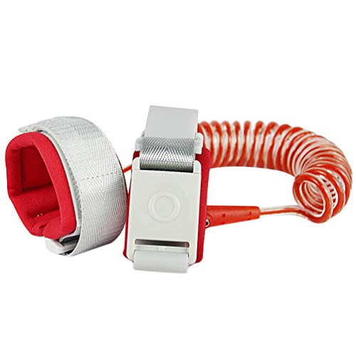 TOYANDONA 1-Teiliges Anti-Lost-Strap-Sicherheits-Zugseil-Kindersensor-Armband für Reisen im Freien (Rot 2 M)