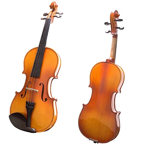 PECY Violine Mit Canvas -Fall Und Brasilien Bogen Einleitendes Praktizierendes Instrument Geige