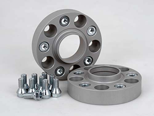 Spurverbreiterung Aluminium 2 Stück (25 mm pro Scheibe / 50 mm pro Achse) inkl. TÜV-Teilegutachten & ABE