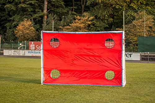 POWERSHOT® Torwand Fußball - Handball - verschiedene Größen - 4 Schusslöcher - Reisfest (Torwand 5 x 2m)