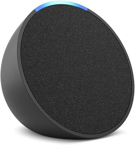 Wir stellen vor: Echo Pop | Kompakter und smarter Bluetooth-Lautsprecher mit vollwertigem Klang und Alexa | Anthrazit