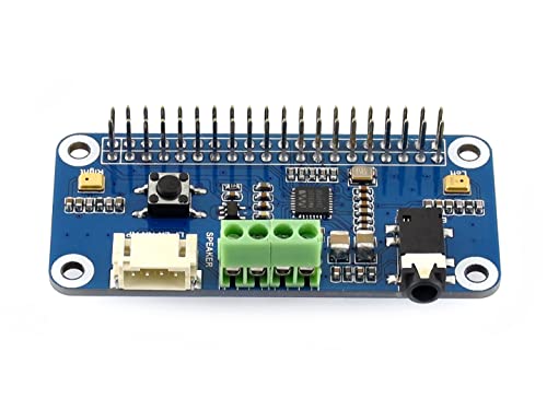 Waveshare WM8960 Audio Hi-Fi Sound Card HAT for Raspberry Pi Stereo CODEC Play Record I2S Interface