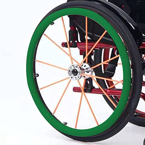 GiMLy Wheel Sports Rollstuhlabdeckung, 24/22-Zoll-Rollstuhl-Schiebefelgenabdeckungen, rutschfeste, verschleißfeste/Handschubabdeckung – 1 Paar,G,24IN