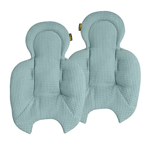 Ukje Swing Einsatz Kompatibel mit 4moms mamaRoo 5 Rockaroo Babyschaukel, Einsatz für Neugeborenen-Schaukel, Babywippenbezug, Schaukelzubehör, Wendbares Design (Taupe)