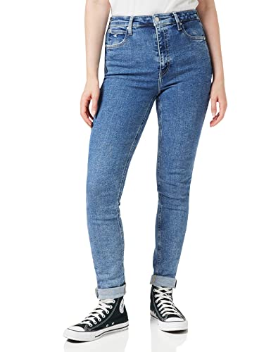 Calvin Klein Jeans Damen HIGH Rise Skinny Jeans, Denim Medium, 30W / 30L