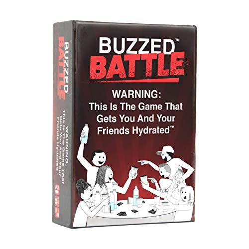 Buzzed Battle – Das lustige Team-Partyspiel, das Sie und Ihre Freunde hydratisiert bringt