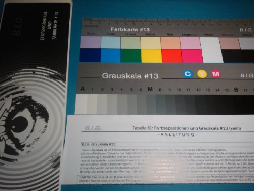 B.I.G. Stufengraukeil und Farbkarte #13 Länge 18cm