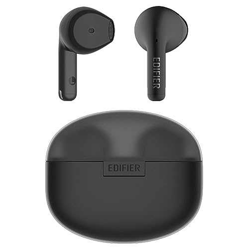 Edifier X2s Bluetooth Kopfhörer, Kopfhörer Kabellos Bluetooth 5.3 In Ear Kopfhörer, dynamische 13-mm-Treiber, AI-Umgebungsgeräuschunterdrückung, Tiefer Bass Earbuds IP54 Wasserdicht Ohrhör - Schwarz