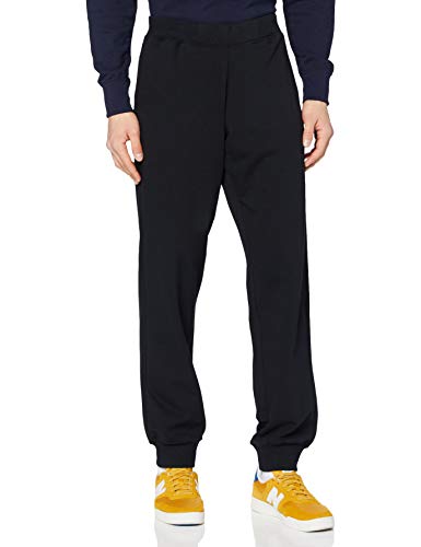 erima Herren Sweathose Pants mit Bündchen, schwarz, L, 210330