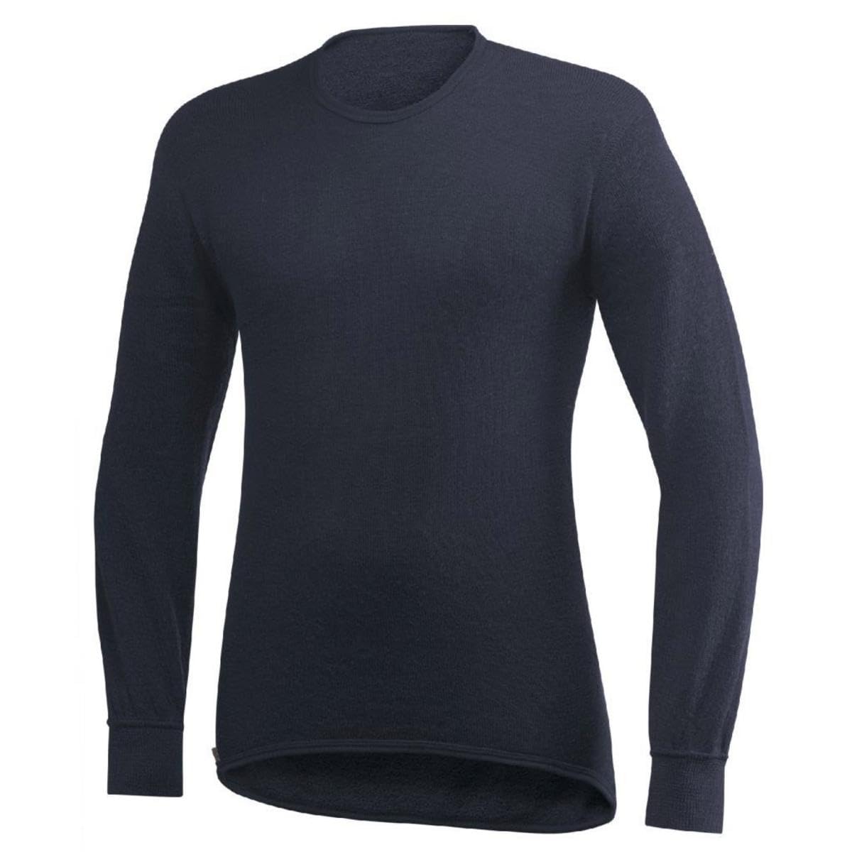 Woolpower Unisex Merinowolle Funktionsshirt Crewneck 200 Langarm, dunkelblau, M