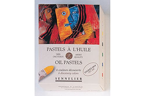 Sennelier : Oil Pastels - Cardboard Box Set 6 Assorted by Sennelier