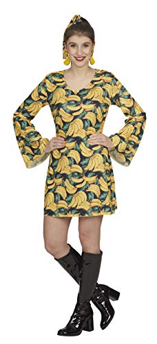 Andrea Moden - Kostüm Banana Kleid, Kleid mit Kopfband, Bananenkleid, Mottoparty, Karneval