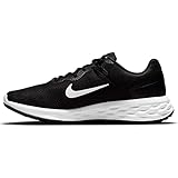 Nike Herren Revolution 6 Laufschuh, Black White Iron Grey, 47 EU