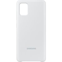 Silicone Cover für Galaxy A51 weiß