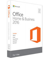 MS Office Mac Home Business 1 PK 2016 P2 EuroZone 1 License Medialess (EN)