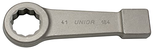 Unior 184/7 620513 Schlagringschlüssel, 110 mm, Schwarz