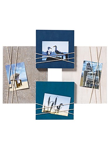walther design Galerierahmen La Casa blau, für 6 Fotos 8x8 cm