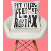 Monopoly Feet Up And Relax Square Cushion - 60x60cm - Soft Touch