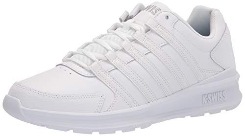 K-Swiss Herren Vista Trainer Sneaker, White/White, 42 EU