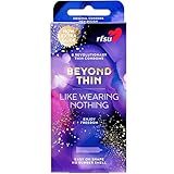 RFSU Beyond Thin (True Feeling), ultradünne Latex-Kondome mit nur 0.04mm Wandstärke, 1 x 8 Stück