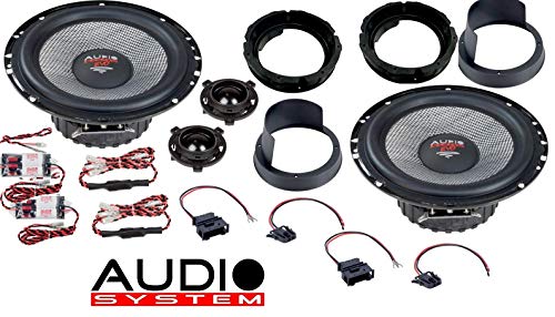 Audio System Xfit kompatibel mit VW Golf 6 EVO 2 Lautsprecher 165 mm 2-Wege kompatibel mit Golf 6 Compo System