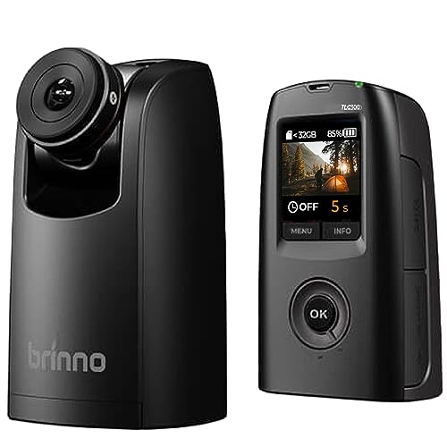Brinno TLC300 Time Lapse Camera - Easy Use for Outdoor & Indoor Construction Sites, 118° FOV, 1,44 Zoll IPS LCD Screen, Capture Mode, 1080P HDR FHD, Low Power Consumption
