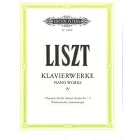 Franz Liszt: Piano Works Volume 4 (Edition Peters Urtext) - Partitions