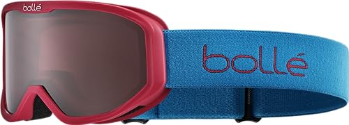 Bollé - INUK - Skibrille, Rot und Blau matt - Rosy Bronze Cat 3