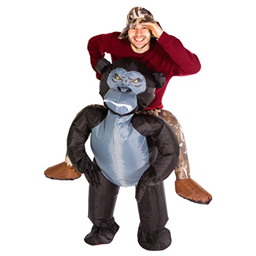 Bodysocks® Aufblasbares Gorilla Kostüm für Erwachsene