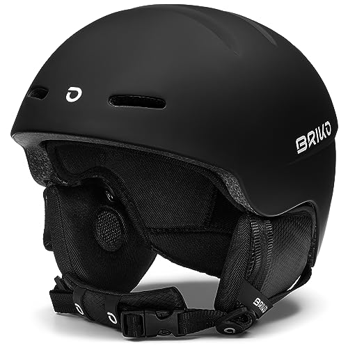 Briko Unisex – Erwachsene Helm Helmet, Mattschwarz, L