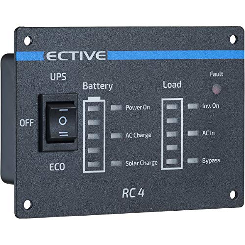 ECTIVE RC4 Fernbedienung mit Ladestandsanzeige für neueste Generation der ECTIVE SSI Wechselrichter