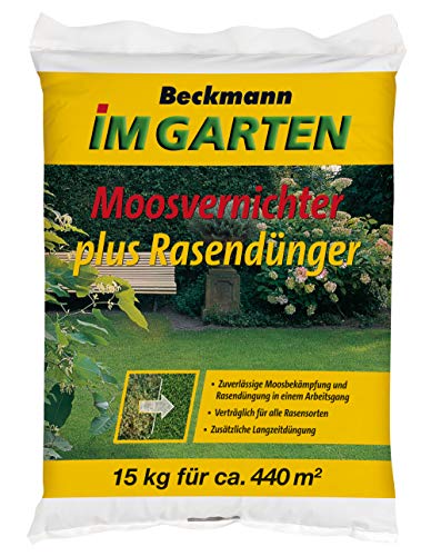 Rasendünger mit Moosvernichter 15 kg für ca. 440 m²