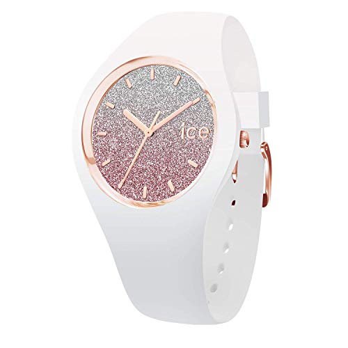 Ice-Watch - ICE lo White pink - Women's wristwatch with silicon strap - 013431 (Medium)