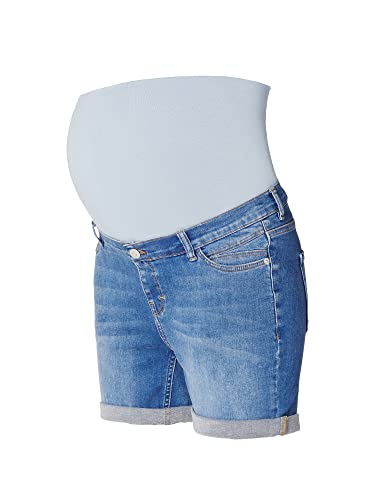 ESPRIT Maternity Damen Denim Over The Belly Shorts, Medium Wash-960, 42
