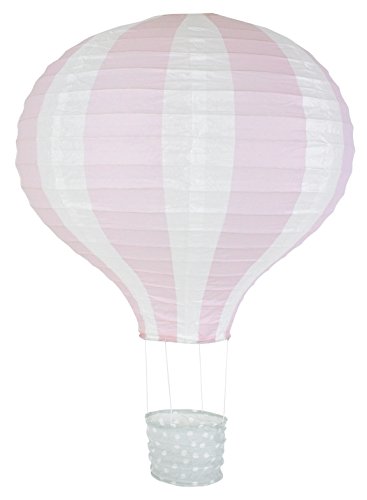 JaBaDaBaDo Lampenschirm "Ballon rosa Pastell" Heißluftballon Kinderzimmerlampe Papierlampenschirm Lampe Papier