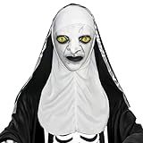EKSMA Horror Maske, Halloween Maske Skelett Masken The Nonne Horror Halloween Terrifier Art Der Maske Gruselige Halloween Schädel Maske Maske Latex Maske