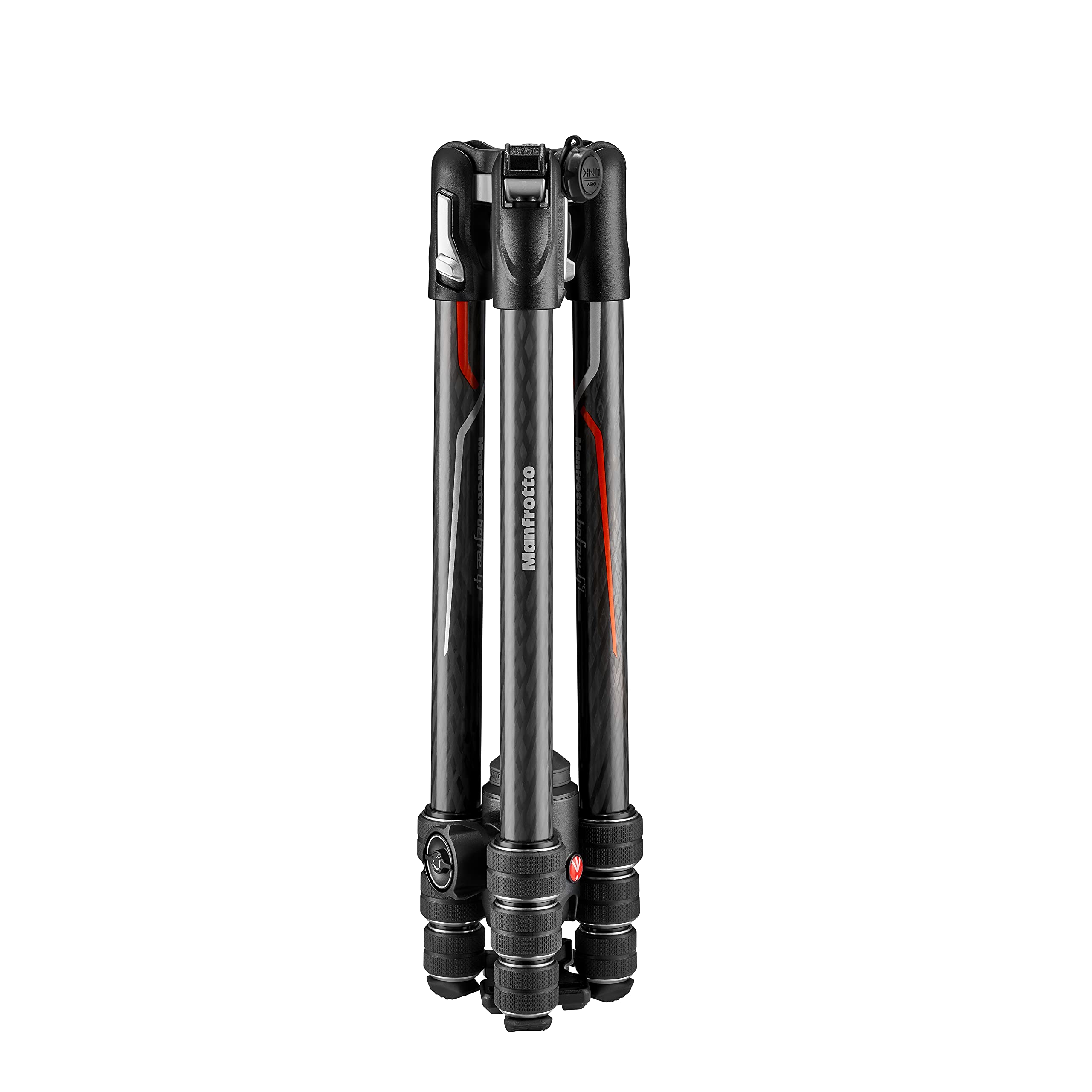 Manfrotto MKBFRTC4GTA-BH Befree GT Carbon Alpha Reisestativ Twist (Drehverschluss) mit Kugelkopf, inkl. Tasche, speziell für Sony Kameras aus Carbon (Traglast: 12kg, Packmaß: 43cm, Gewicht: 1,55kg)